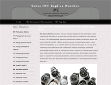 Tablet Screenshot of iwcwatchblog.com
